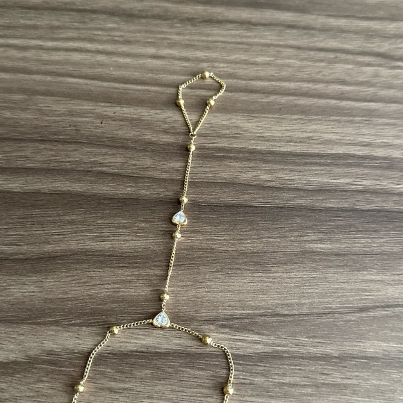 Heart Hand Chain Bracelet Q916 - Picture 4 of 4